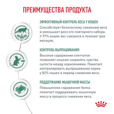 Royal Canin Veterinary Satiety Weight Management Сухой корм для кошек - снижение веса, 400 г