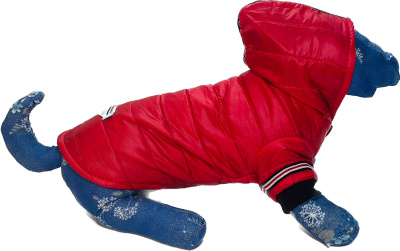 Спортивный водонепроницаемый теплый жилет для питомцев красный S