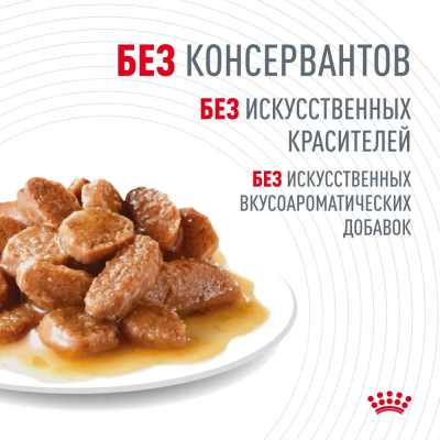 Влажный корм Royal Canin Hair and Skin для здоровья кожи и шерсти ломтики в желе 85 г